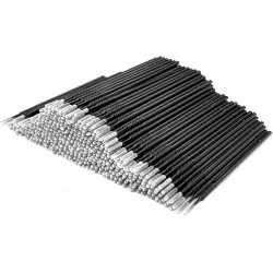 AIVIAI Micro Applicator Brushes Disposable Makeup 400pcs Black AIVIAI Micro Applicator Brushes Disposable Makeup 400pcs Black
