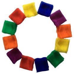 AIVIAI Dance Scarves Music Scarves for Children Movement and Juggling 12pcs AIVIAI Dance Scarves Music Scarves for Children Movement and Juggling 12pcs